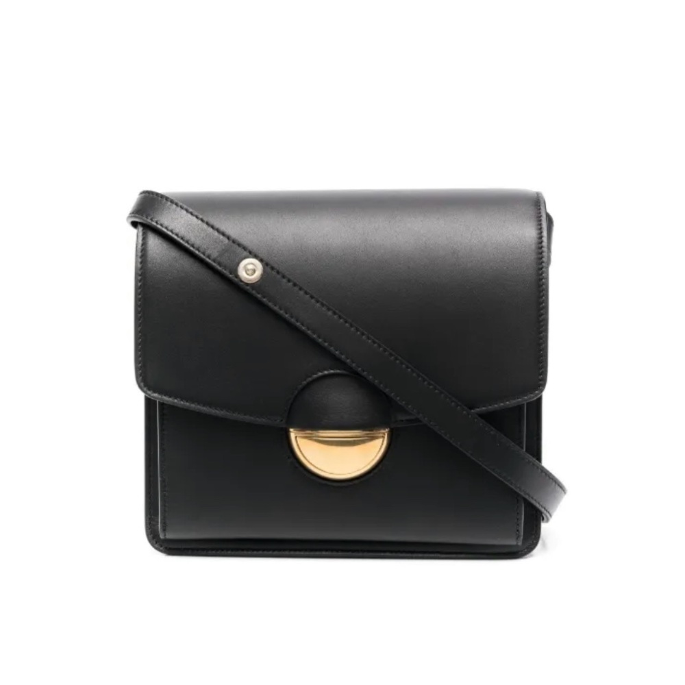 Proenza Schouler Black Dia Bag with Gold Accent